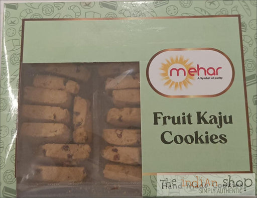 Meher Fruit Kaju Cookies - 350 g - Snacks