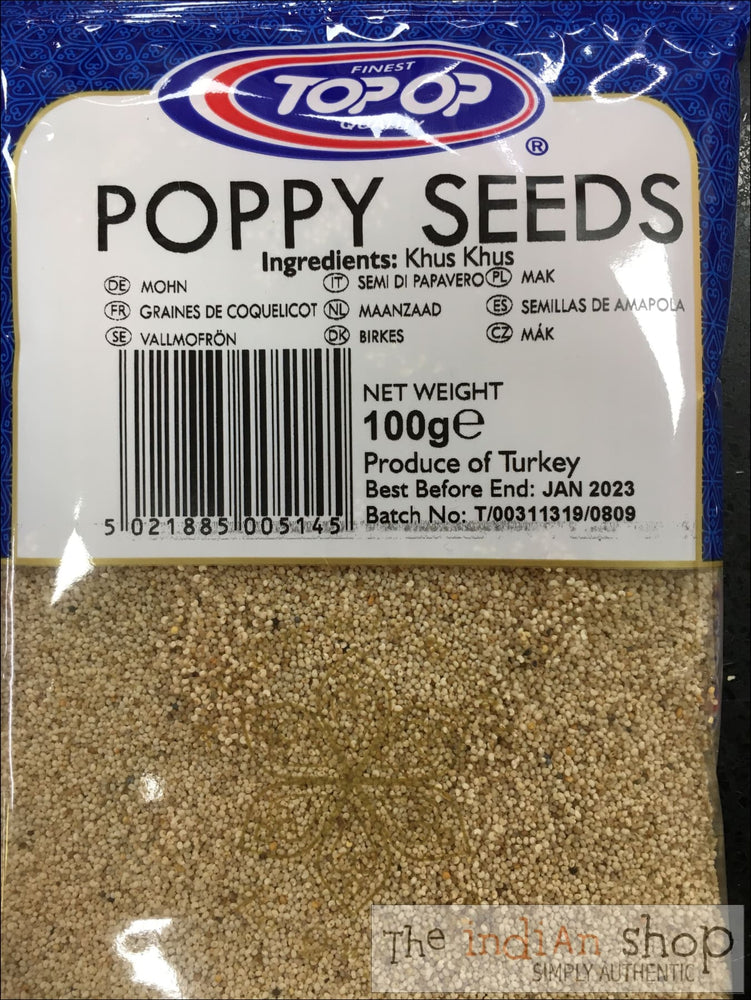Top Op Poppy Seeds White - Spices