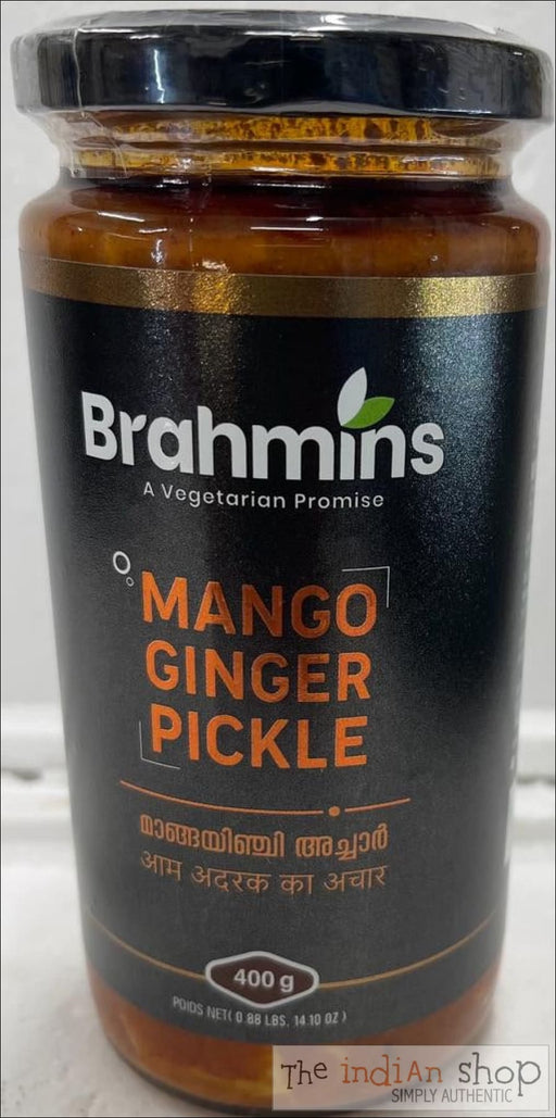 Brahmins Mango Ginger Pickle - 400 g - Pickle