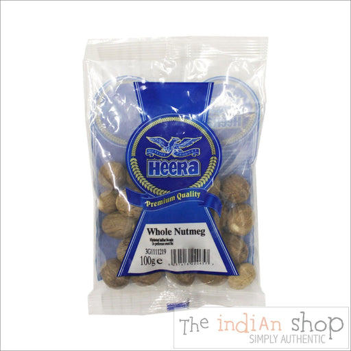 Heera Nutmeg Whole - 100 g - Spices