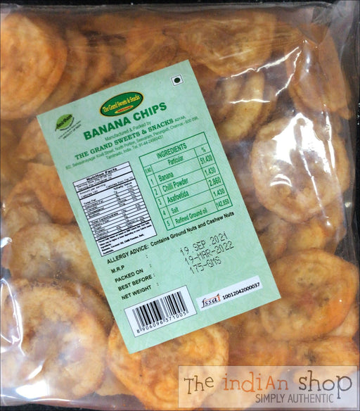 Grand Sweets Nenthiram Chips - 150 g - Snacks