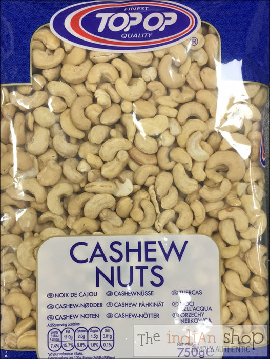 Top Op Cashew Nut - 750 g - Nuts and Dried Fruits