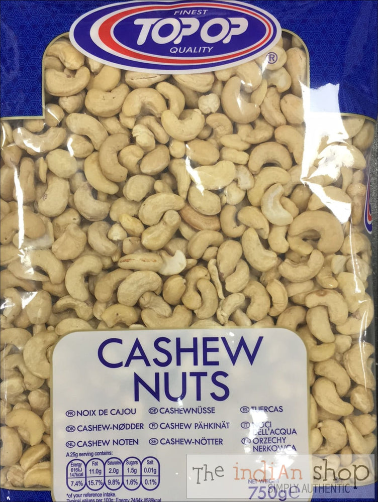 Top Op Cashew Nut - 750 g - Nuts and Dried Fruits