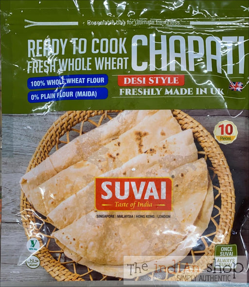 Suvai Ready To Cook Chapathi - 10 Pieces (425 g) - Chilled Food