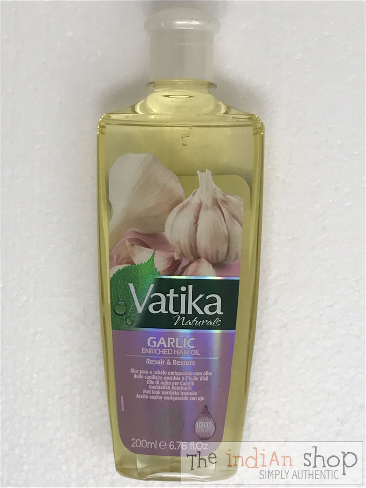 Dabur Vatika Garlic Hair Oil - 200 ml - Beauty and Health