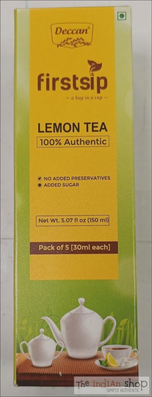 Deccan Firstsip Lemon Tea Decoction - 150 ml (5 pack) - Drinks
