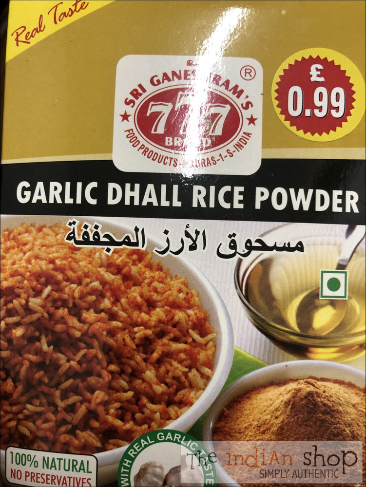 777 Ganeshram’s Garlic Dhall Rice Powder - 165 g - Mixes