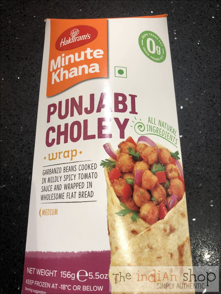 Haldiram Wraps Punjabi Choley - Frozen Ready to Eat