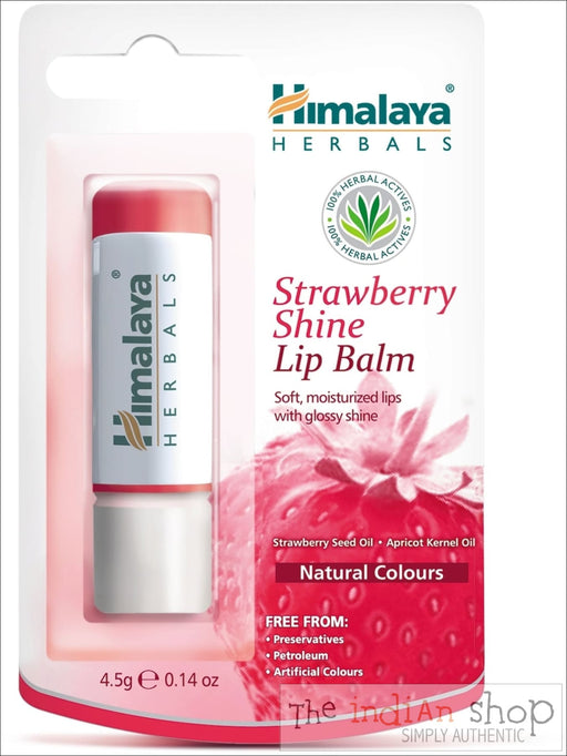 Himalaya Strawberry Lip Balm - 4.5 g - Beauty and Health