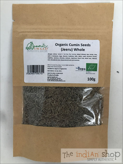 Organic Swaad Cumin (Jeera) Whole - Spices
