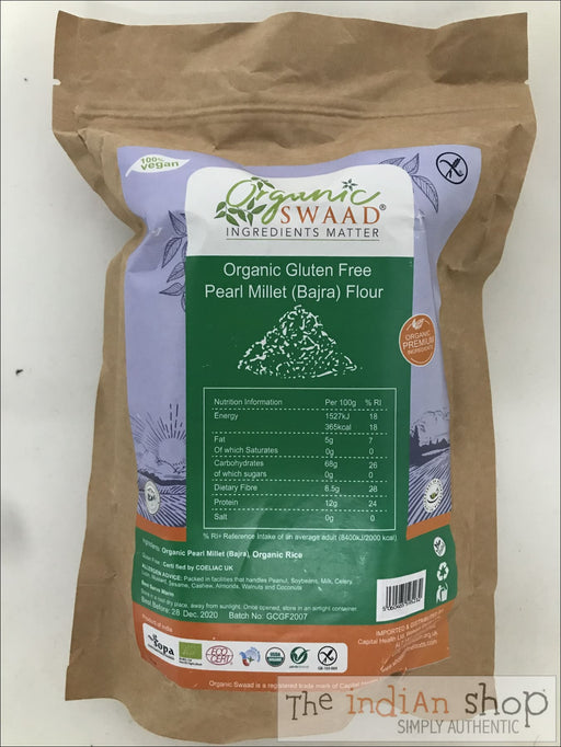 Organic Swaad Pearl Millet (Bajra) Flour - Other Ground Flours