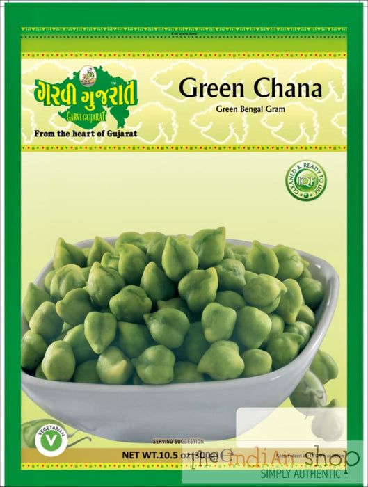 Garvi Gujarat Frozen Green Chana - 300 g - Frozen Vegetables