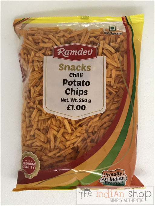 Ramdev Chilli Potato Chips - 250 g - Snacks