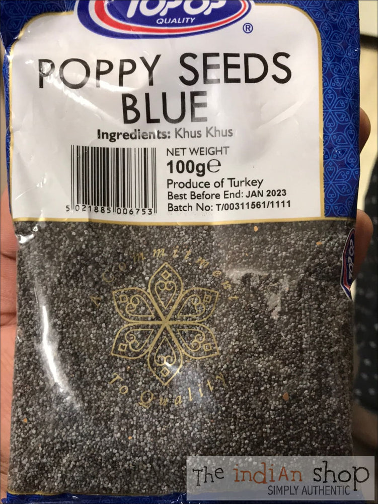 Top Op Poppy Seeds Blue - 100 g - Spices