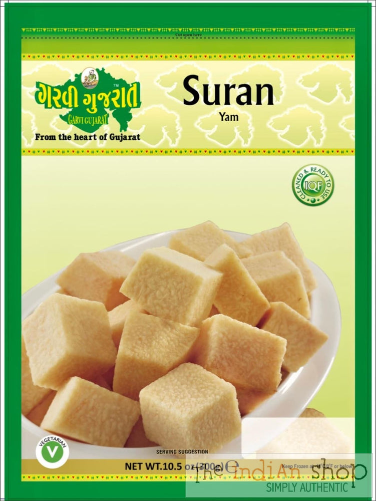 Garvi Gujarat Frozen Yam (Suran) - 300 g - Frozen Vegetables