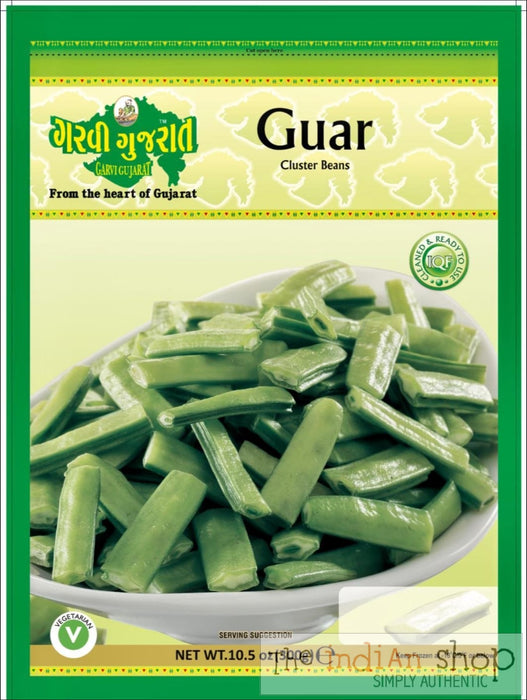 Garvi Gujarat Frozen Guar (Cluster Beans) - 300 g - Frozen Vegetables