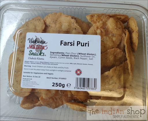 Hakuna Matata Hand Made Farsi Puri - 200 g - Snacks