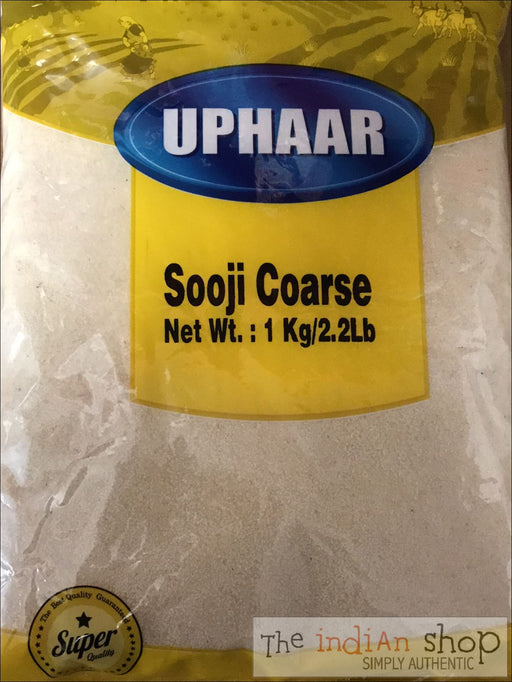 Uphaar Sooji White Coarse - 1 Kg - Other Ground Flours