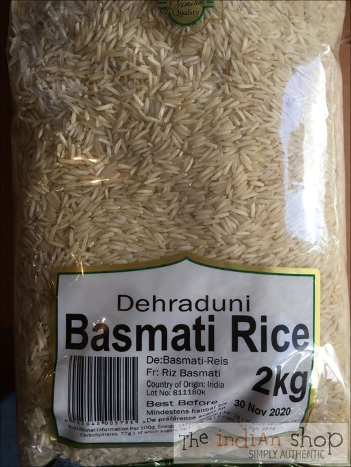 Fudco Dehraduni Basmati Rice - 2 Kg - Rice