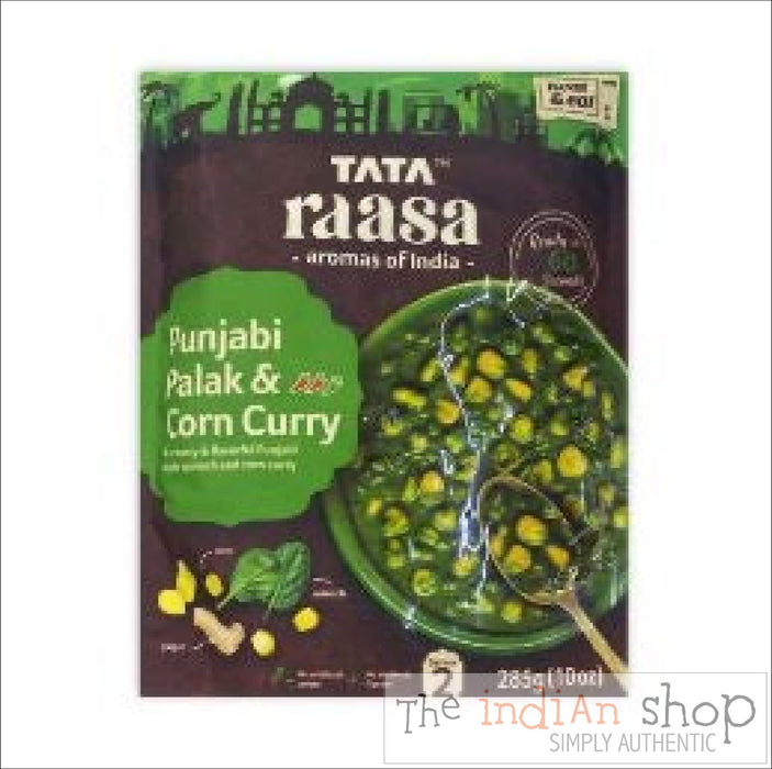 Tata Raasa Punjabi Palak& Sweetcorn Curry RTE - 285 g - Ready to eat