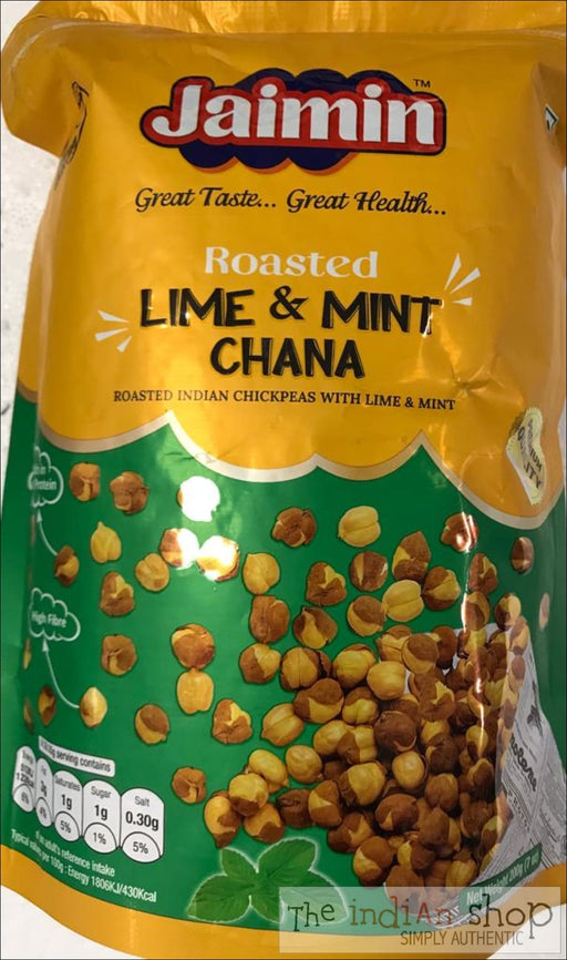 Jaimin Roasted Chana Lime and Mint - 200 g - Snacks