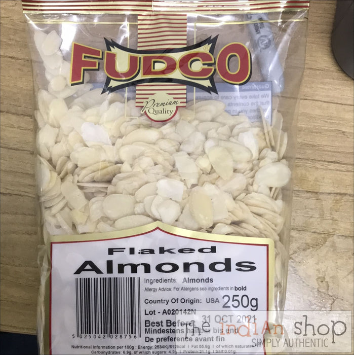 Fudco Almond Flakes - 250 g - Nuts and Dried Fruits