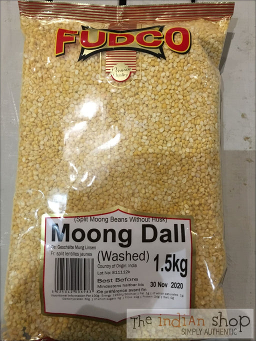 Fudco Moong Dall Washed - Lentils