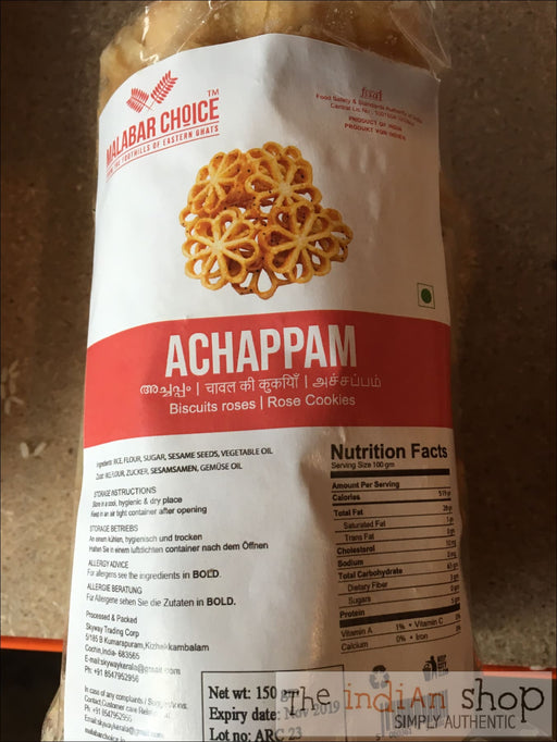 Malabar Choice Achaappam - Snacks