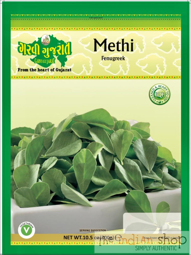 Garvi Gujarat Frozen Methi Leaves - 300 g - Frozen Vegetables