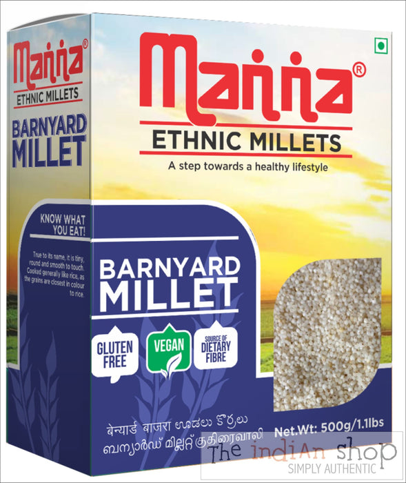 Manna Barnyard Millet (Kuthiraivali) - 1 Kg - Other Ground Flours