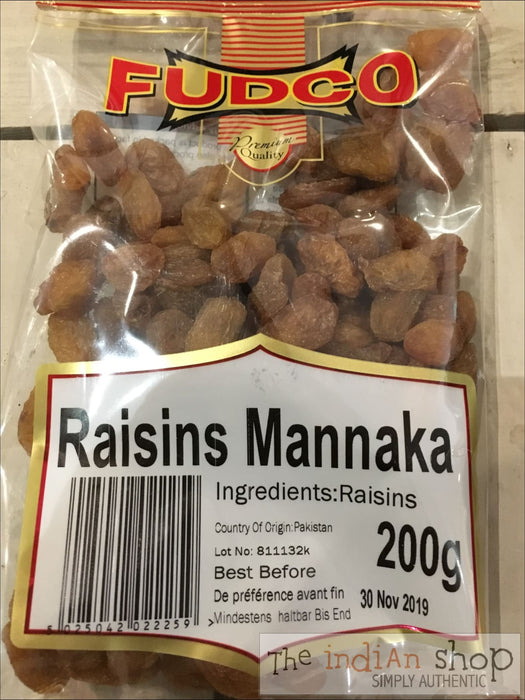 Fudco Mannaka Raisins - Nuts and Dried Fruits
