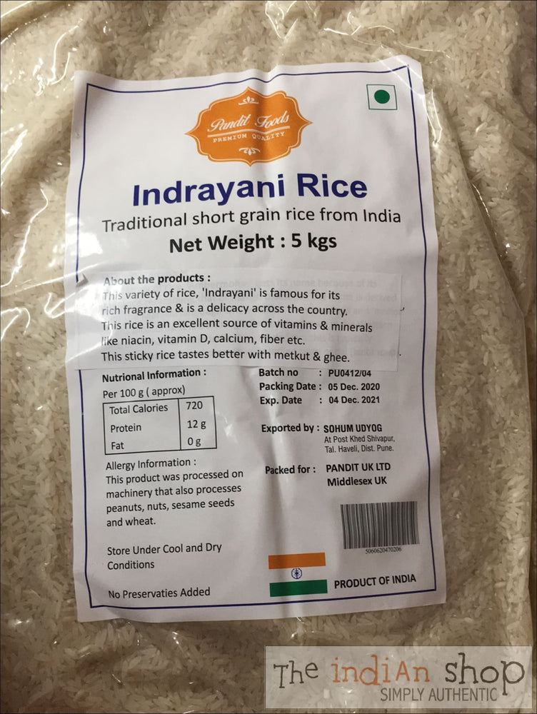 Deccan Indrayani Rice - 5 Kg - Rice