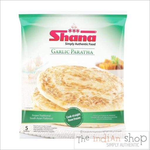 Shana Garlic Paratha - Frozen Indian Breads