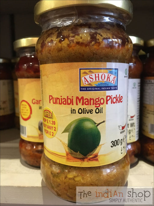Ashoka Punjabi Mango Pickle in Olive Oil - Pickle