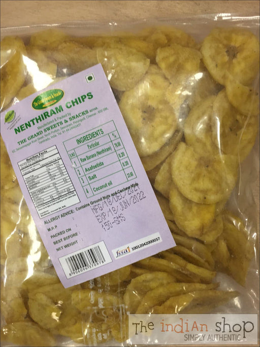 Grand Sweets Nenthiram Chips - 175g - Snacks
