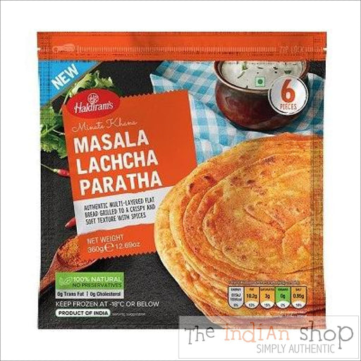 Haldiram Masala Lachcha Paratha - 360 g - Frozen Indian Breads