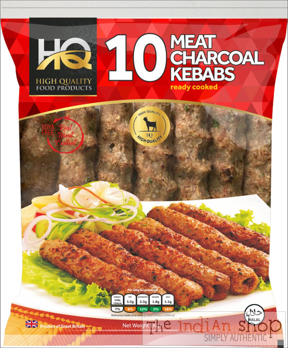 HQ Meat Charcoal Kebab - 350 g - Frozen Non Vegetarian Food
