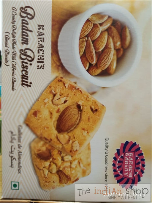 Karachi Bakery Badam Biscuit - 400 g - Snacks