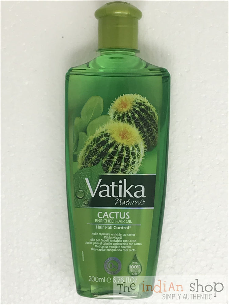 Dabur Vatika Cactus Hair Oil - 200 ml - Beauty and Health