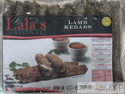 Lala’s Frozen Lamb Kebabs - 600 g - Frozen Non Vegetarian Food