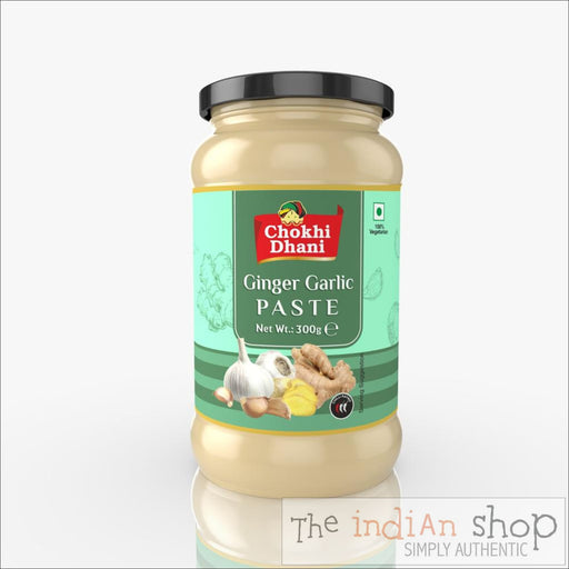 Chokhi Dhani Ginger Garlic Paste - 300 g - Pastes