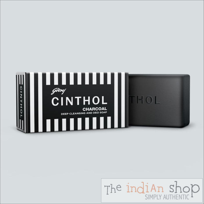 Cinthol Charcoal Soap - 100 g - Beauty and Health