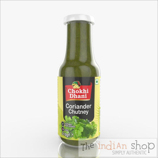 Chokhi Dhani Coriander Chutney - 210 g - Chutneys