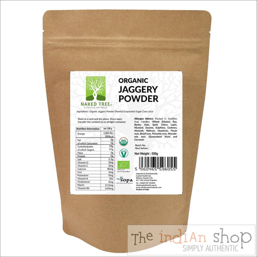 Naked Tree Organic Jaggery Powder - 500 g - Jaggery