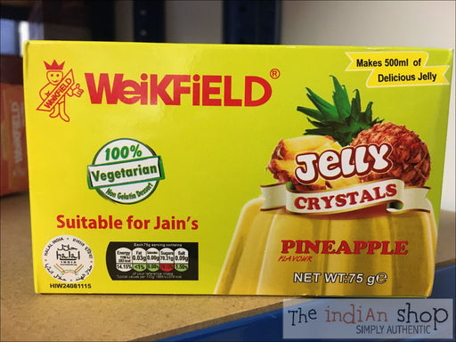 Weikfield Jelly Pineapple - 75 g - Mithai