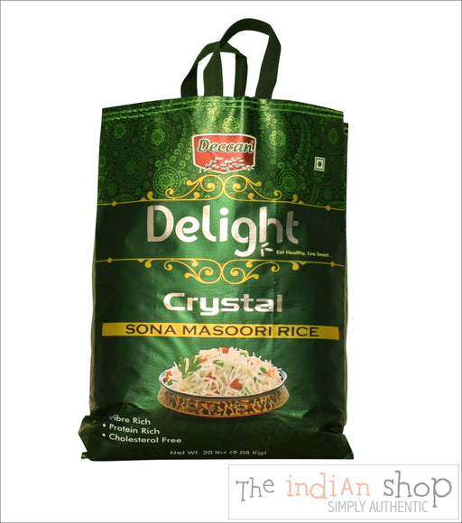 Deccan Crystal Sona Masoori Rice (Super Premium) - 10 Kg - Rice