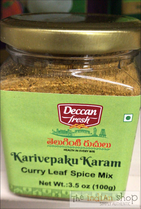 Deccan Fresh Karivepaku Karam - 100 g - Mixes