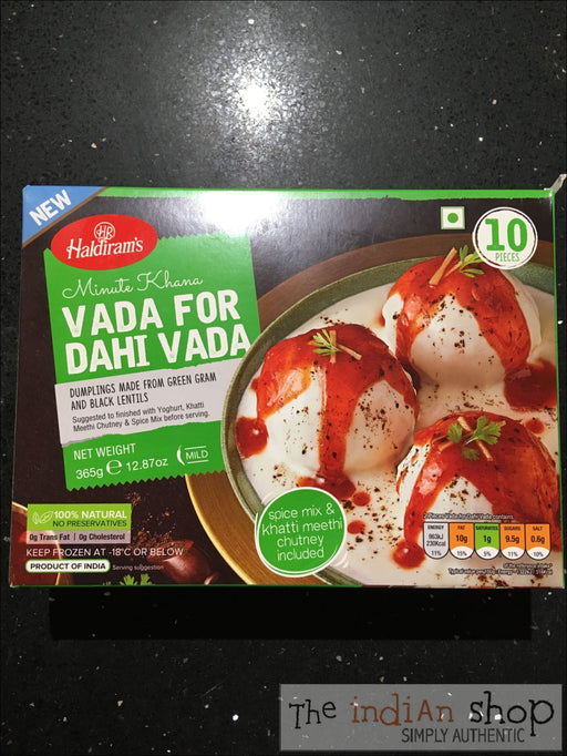 Haldiram Vada for Dahiwada - Frozen Snacks