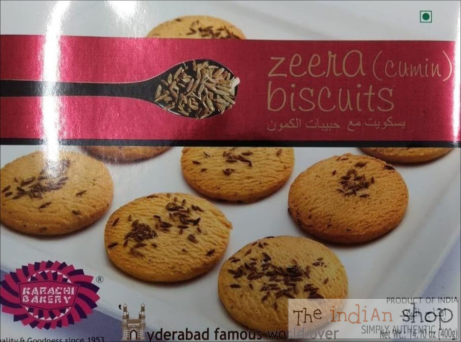 Karachi Bakery Zeera (Cumin) Biscuit - 400 g - Snacks