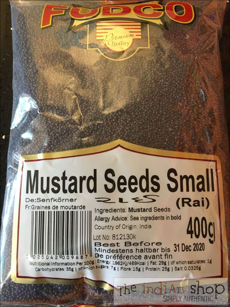Fudco Brown Mustard Seeds Small (Rai) - Spices